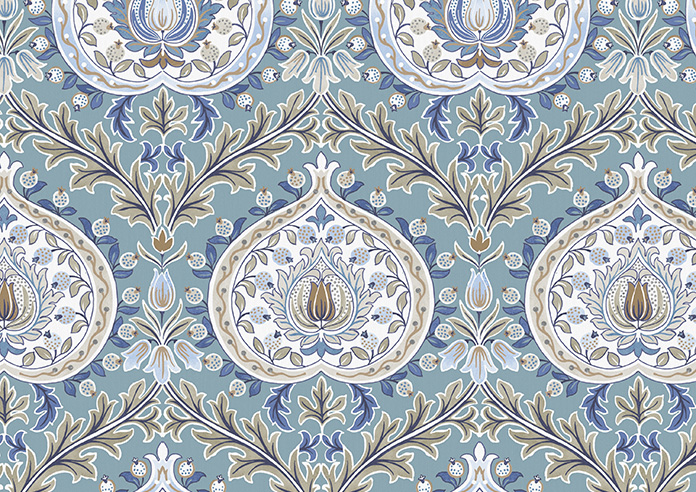 Bywater, Cottage Blue - Roller Blind - Image 6